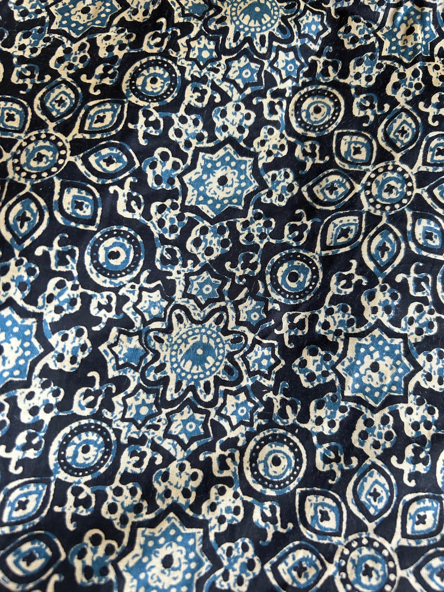 Ajrakh Print on Modal Satin