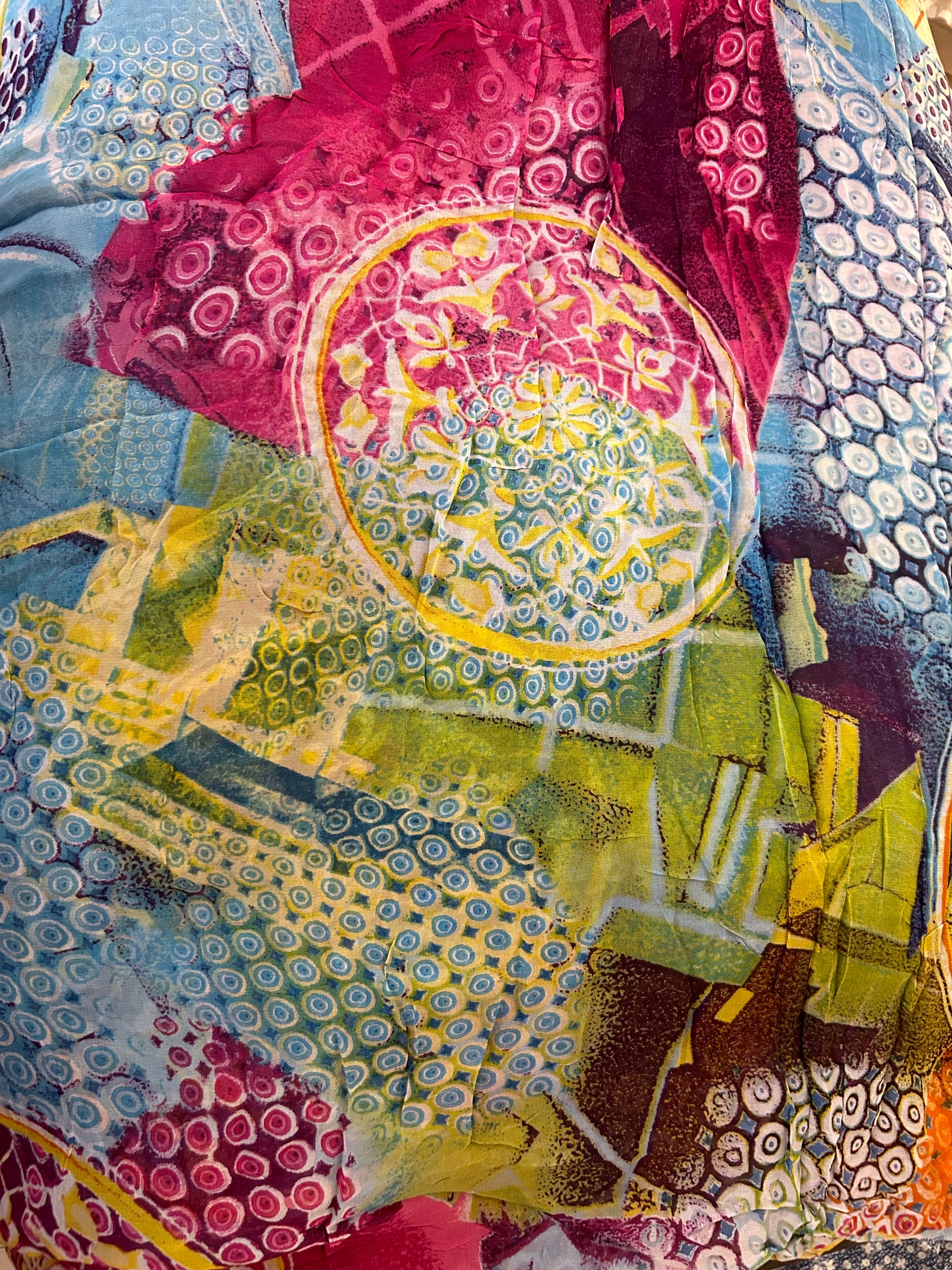 Cool Breeze Georgette Print