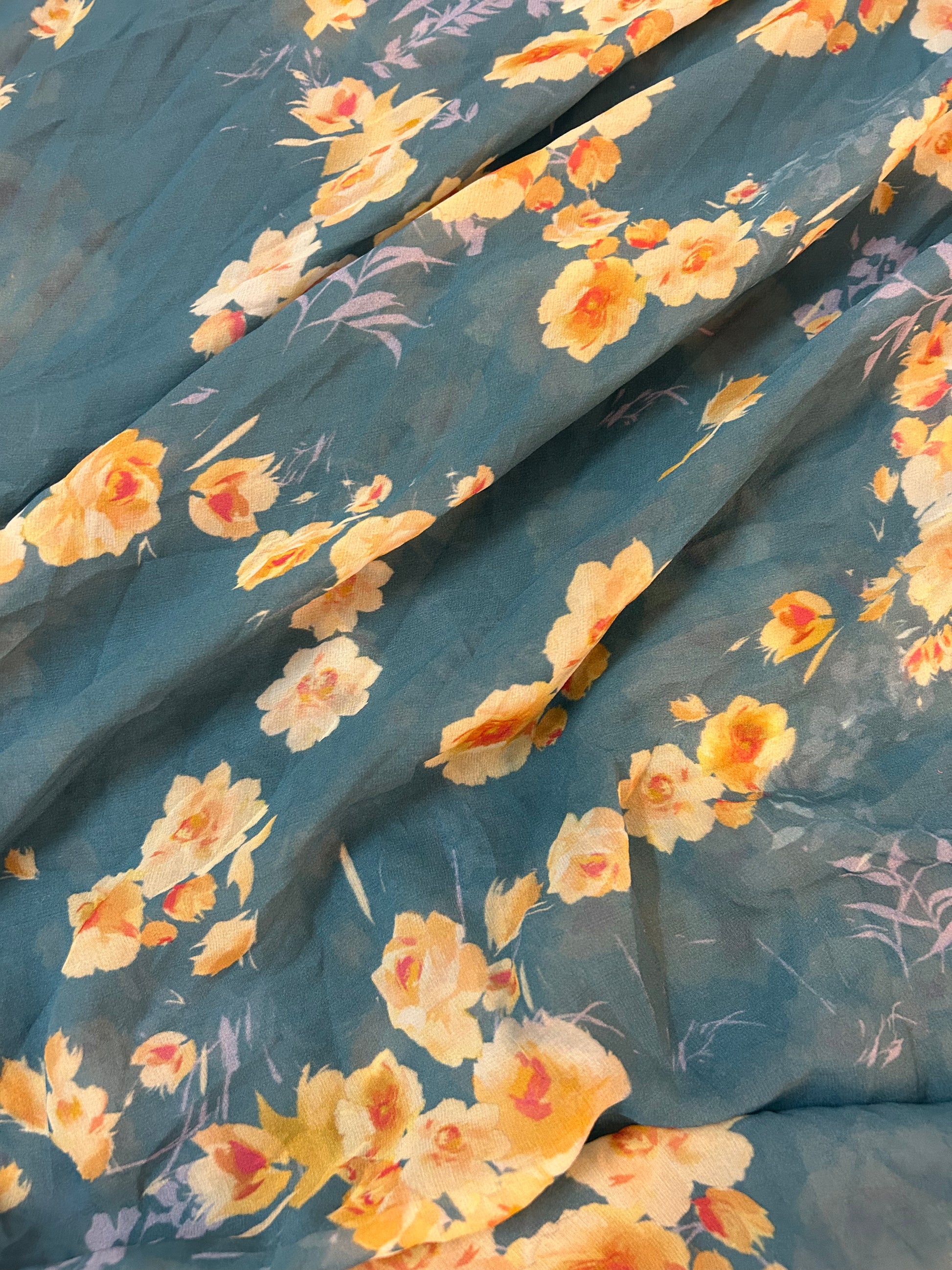 Pure Georgette Print Fabric