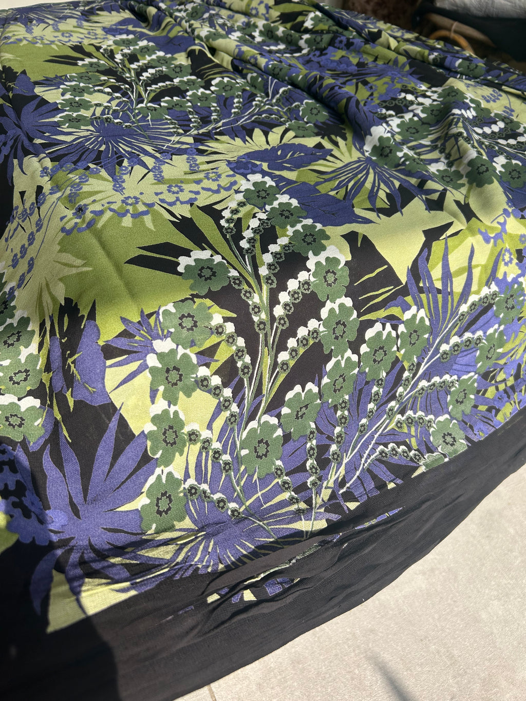 Rain Georgette Print