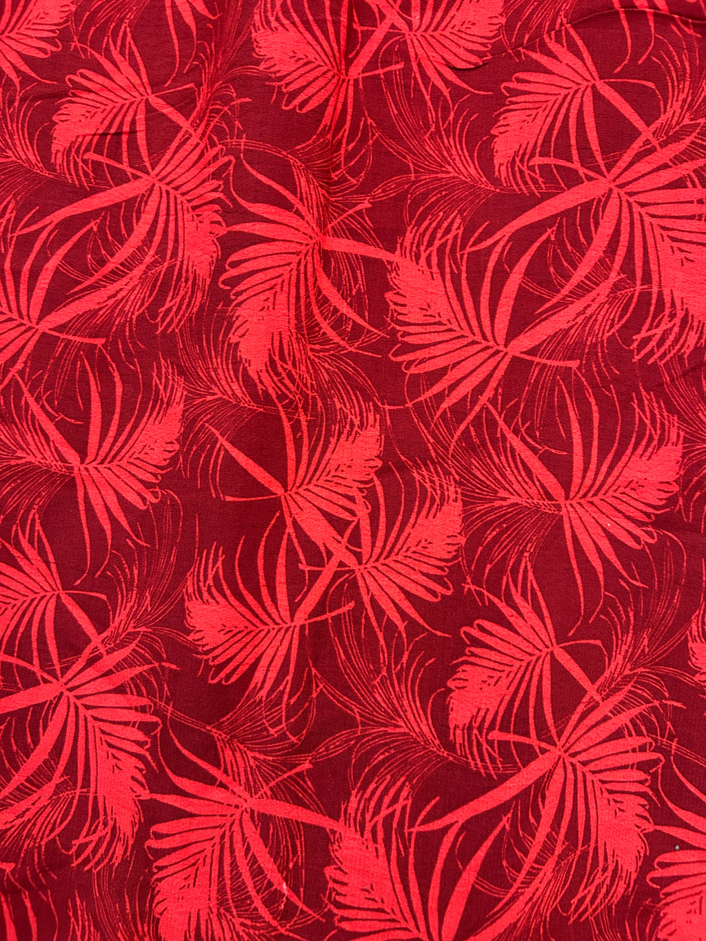 Red Wine🍷Moss Crepe Print
