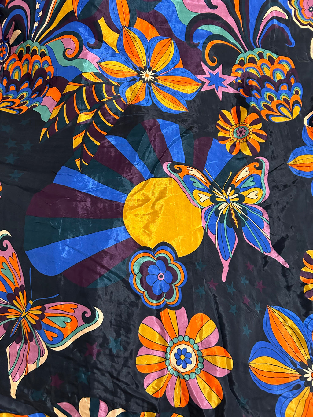 Contemporary Crepe Print Fabric