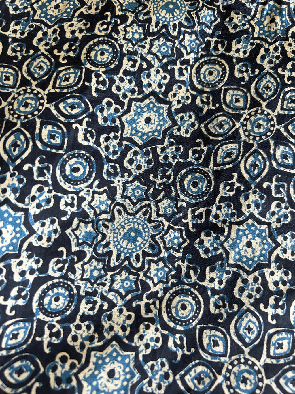 Ajrakh Print on Modal Satin