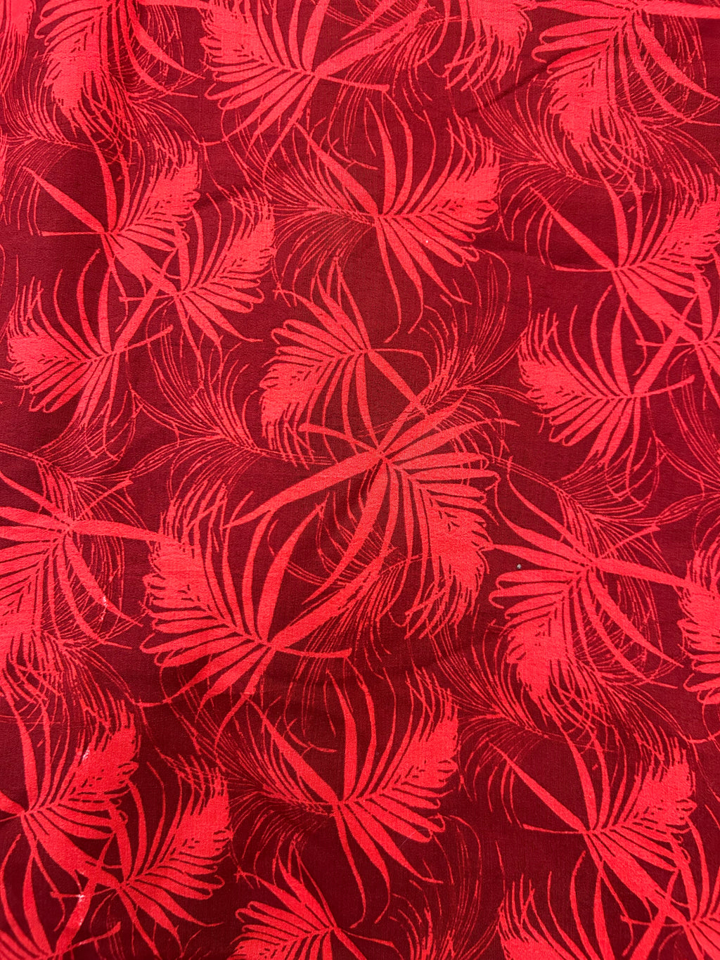 Red Wine🍷Moss Crepe Print