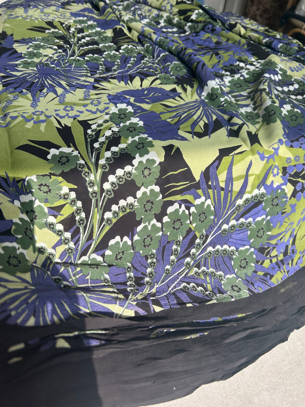 Rain Georgette Print