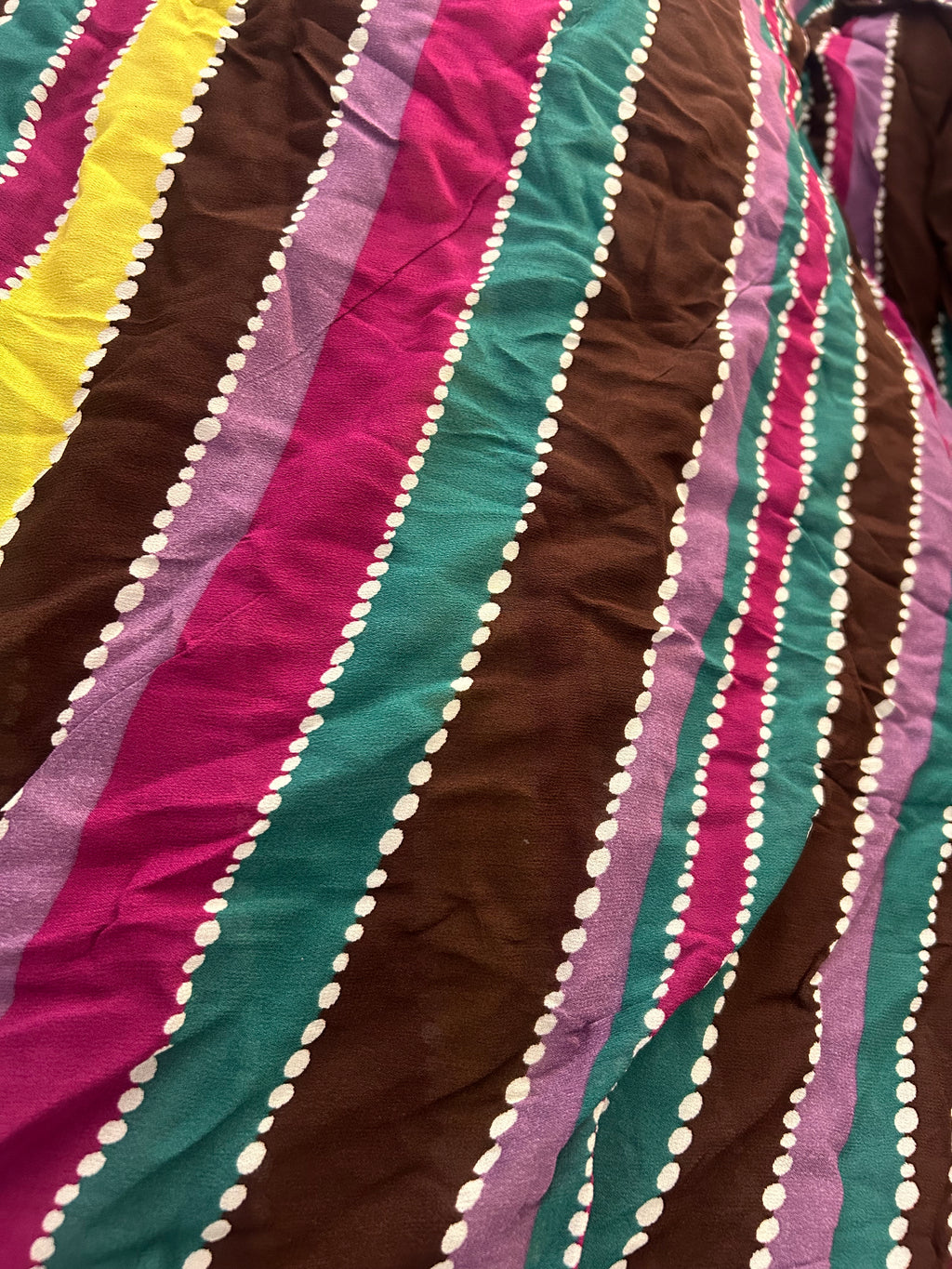 Rainbow Georgette Print