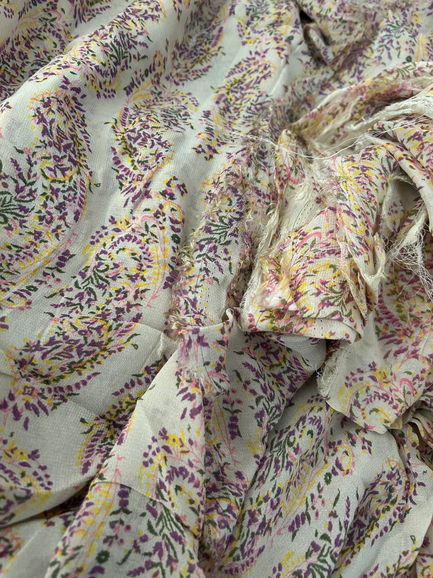 Paisley Georgette Print Fabric