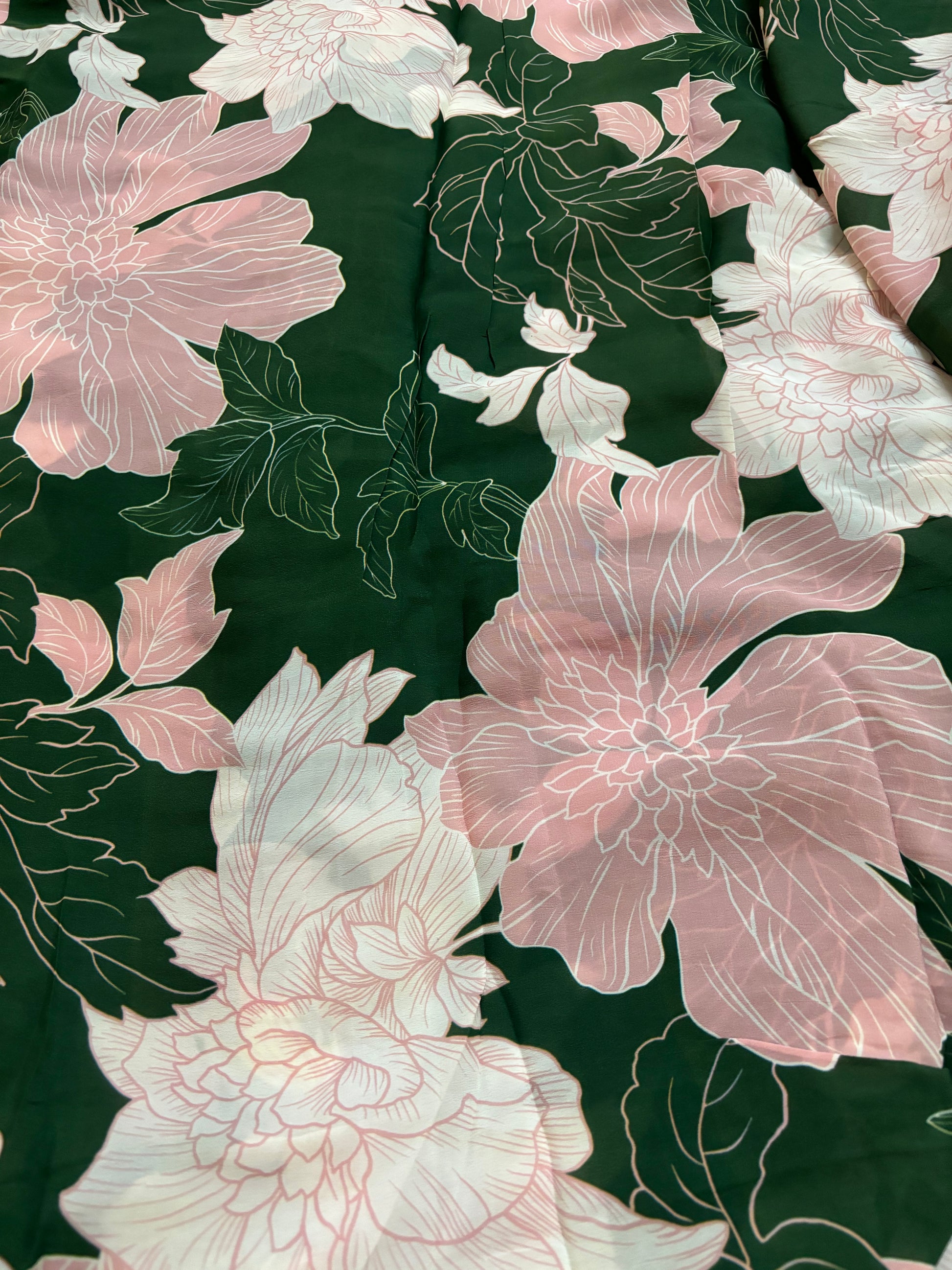 Rain Flowers Premium Crepe