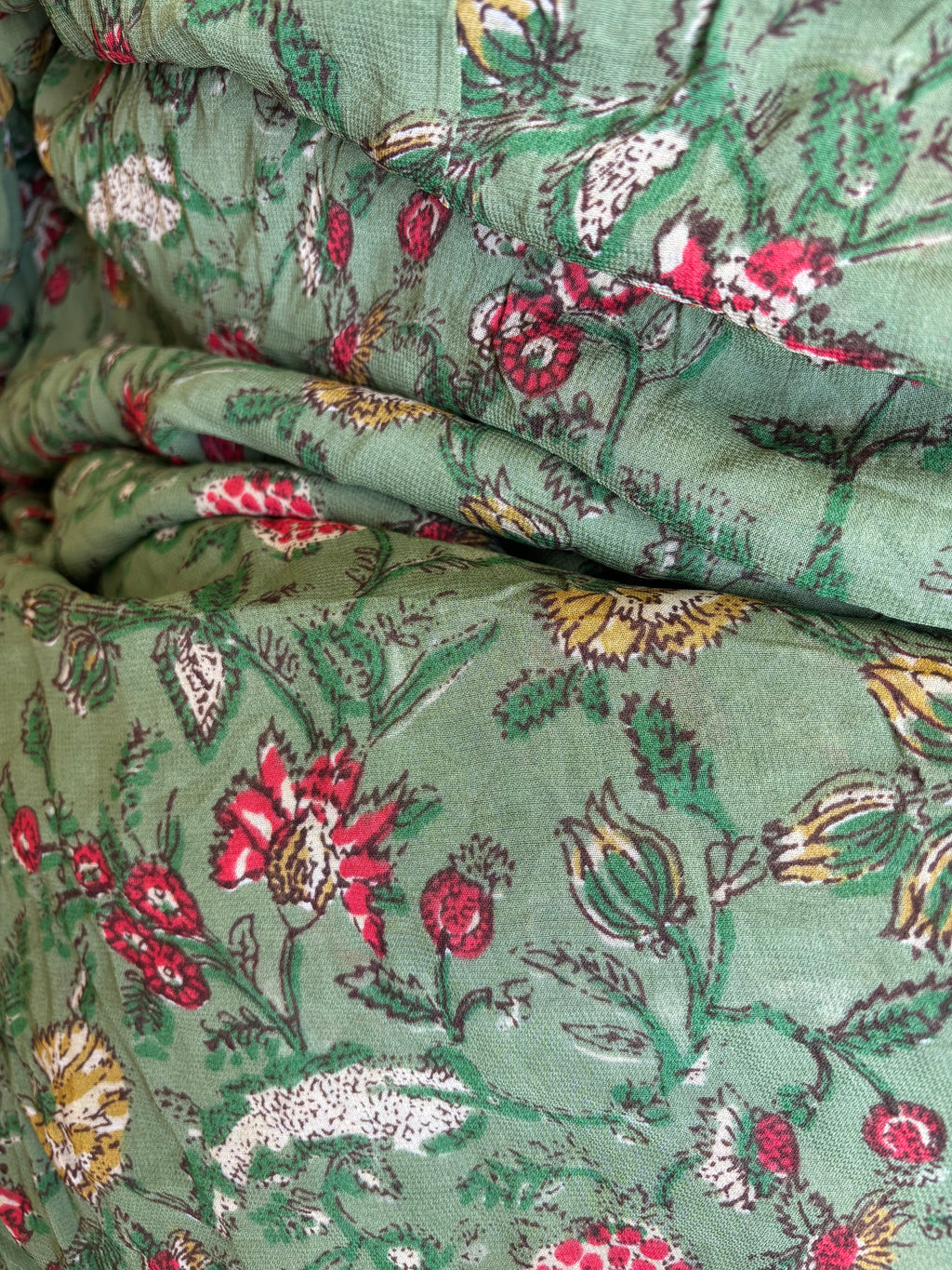 The Forest Georgette Print