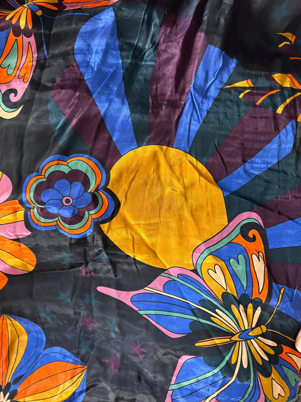 Contemporary Crepe Print Fabric