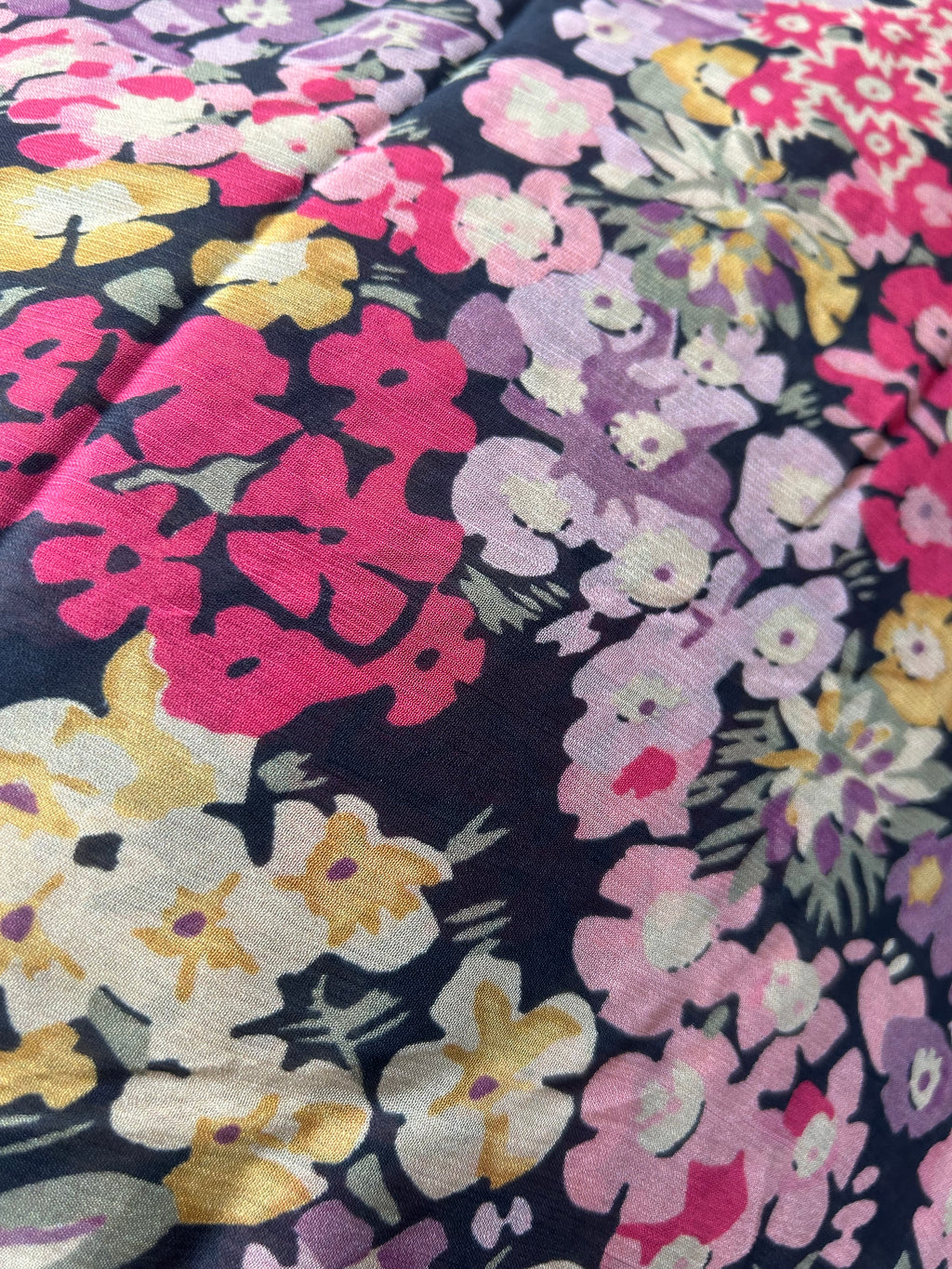 Flower Bucket Georgette Print