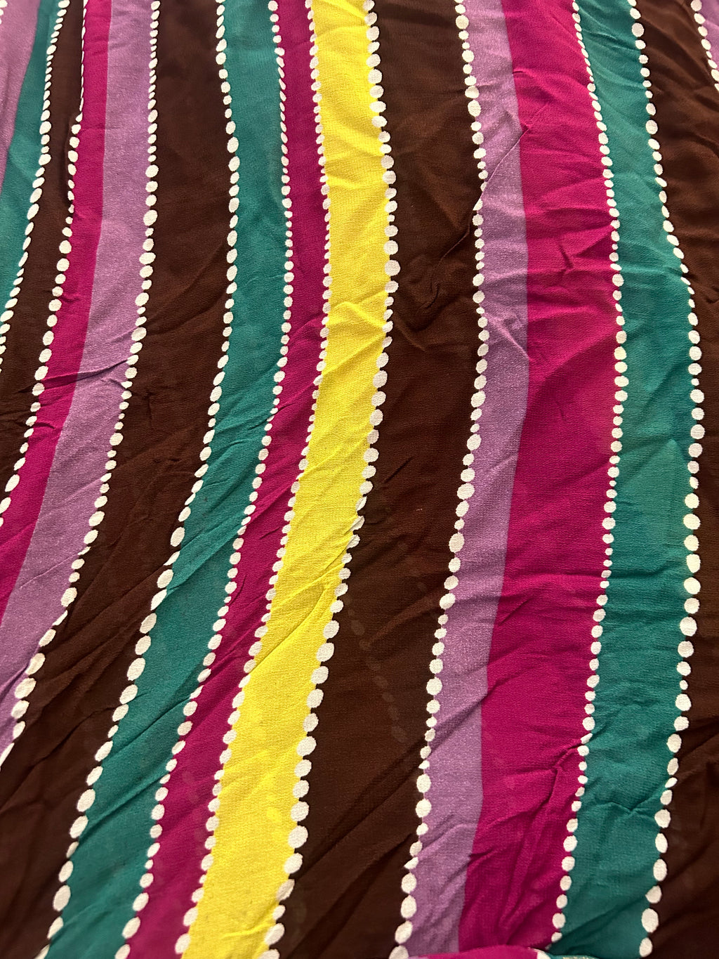 Rainbow Georgette Print