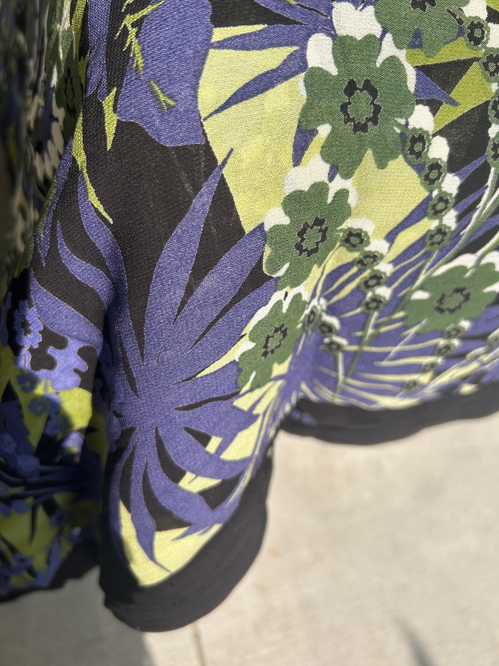 Rain Georgette Print