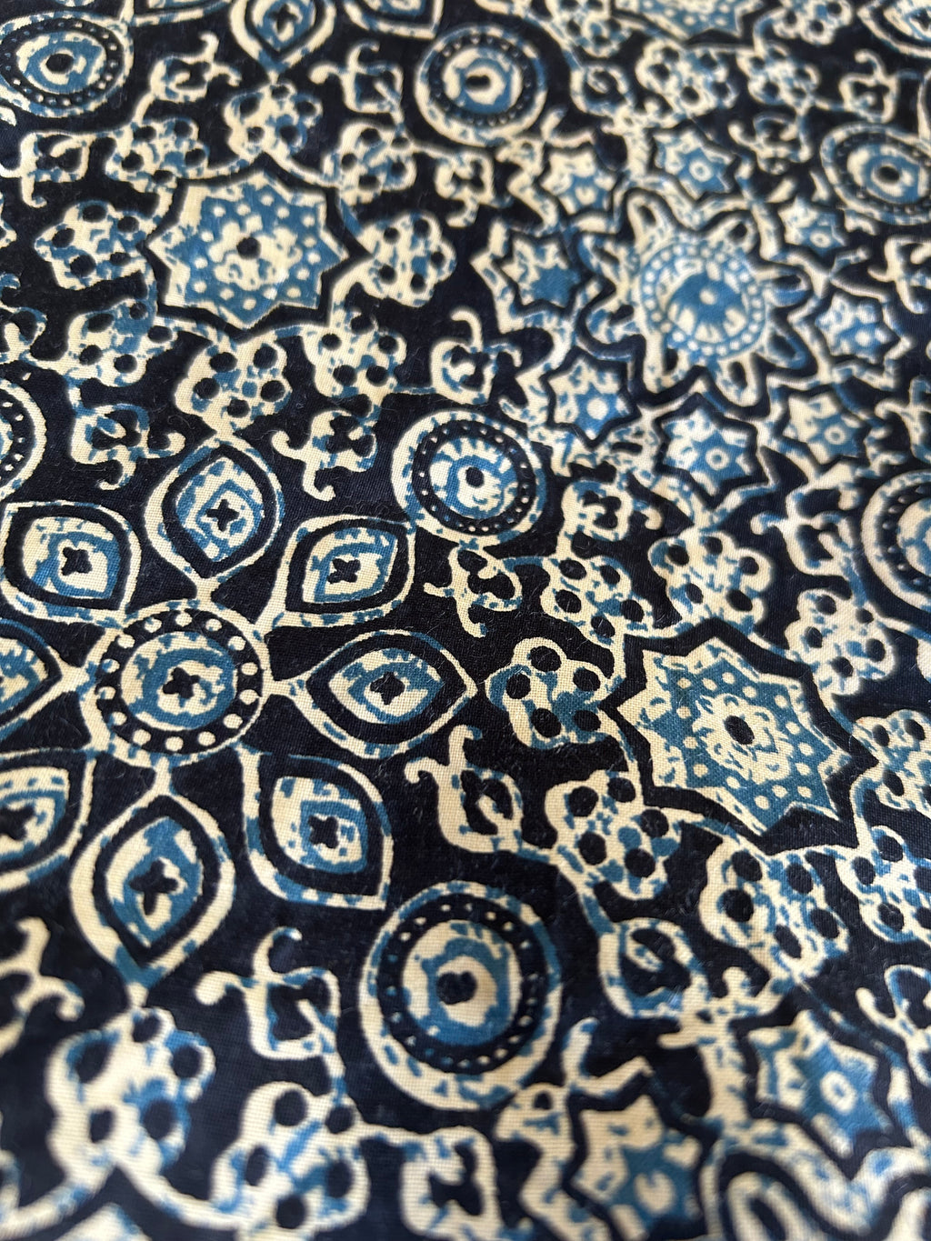 Ajrakh Print on Modal Satin