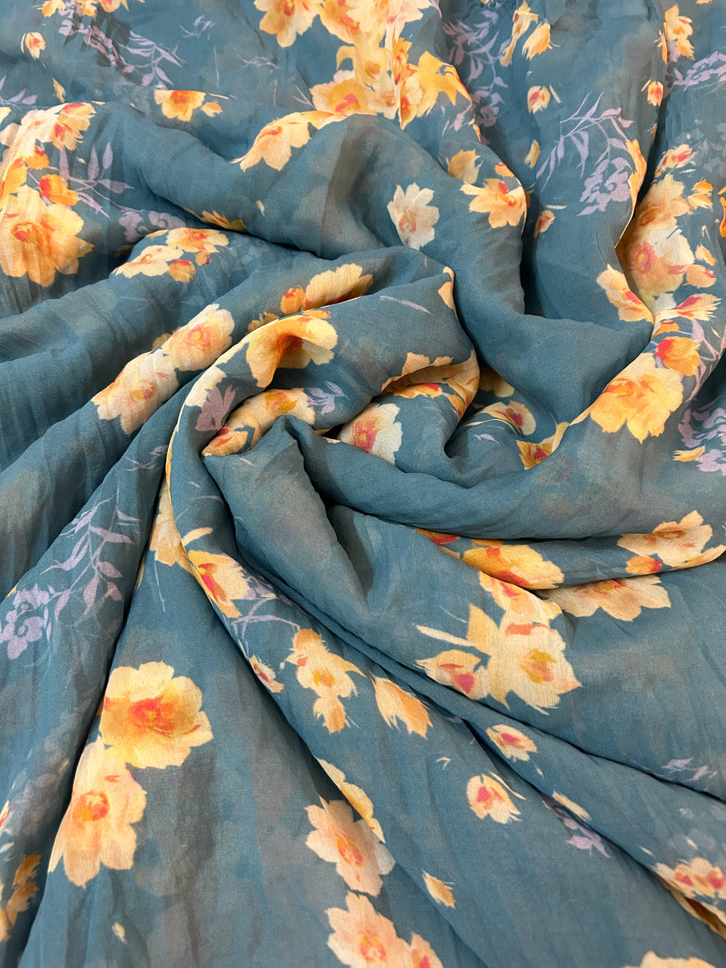 Pure Georgette Print Fabric