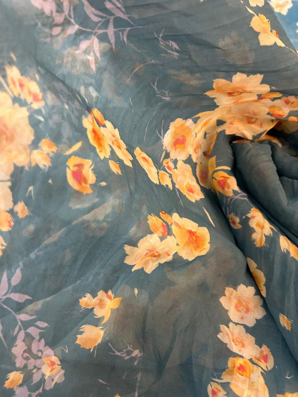 Pure Georgette Print Fabric