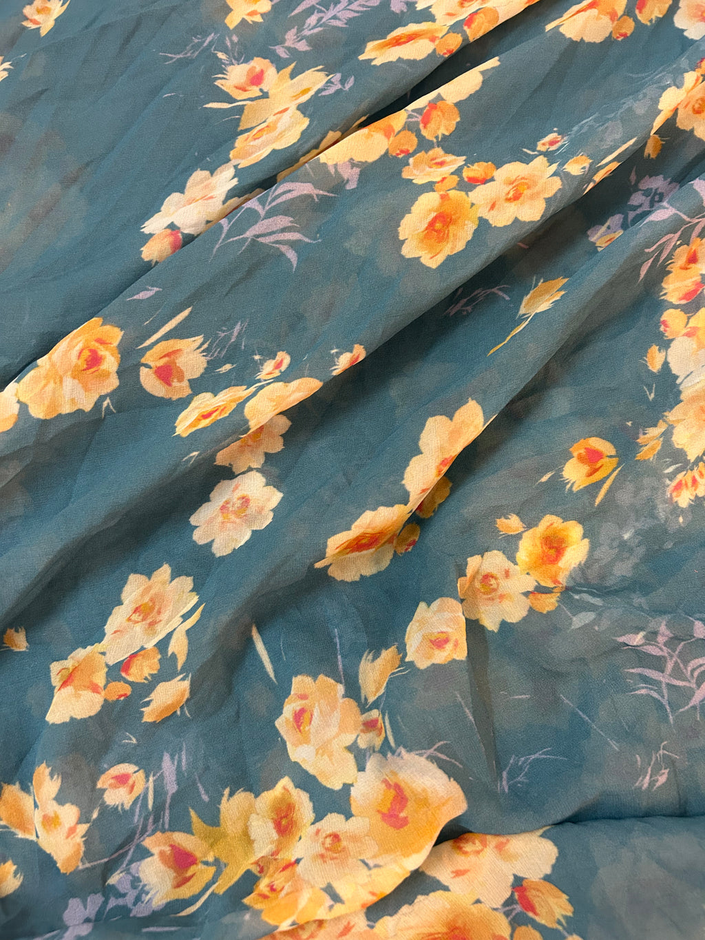 Pure Georgette Print Fabric