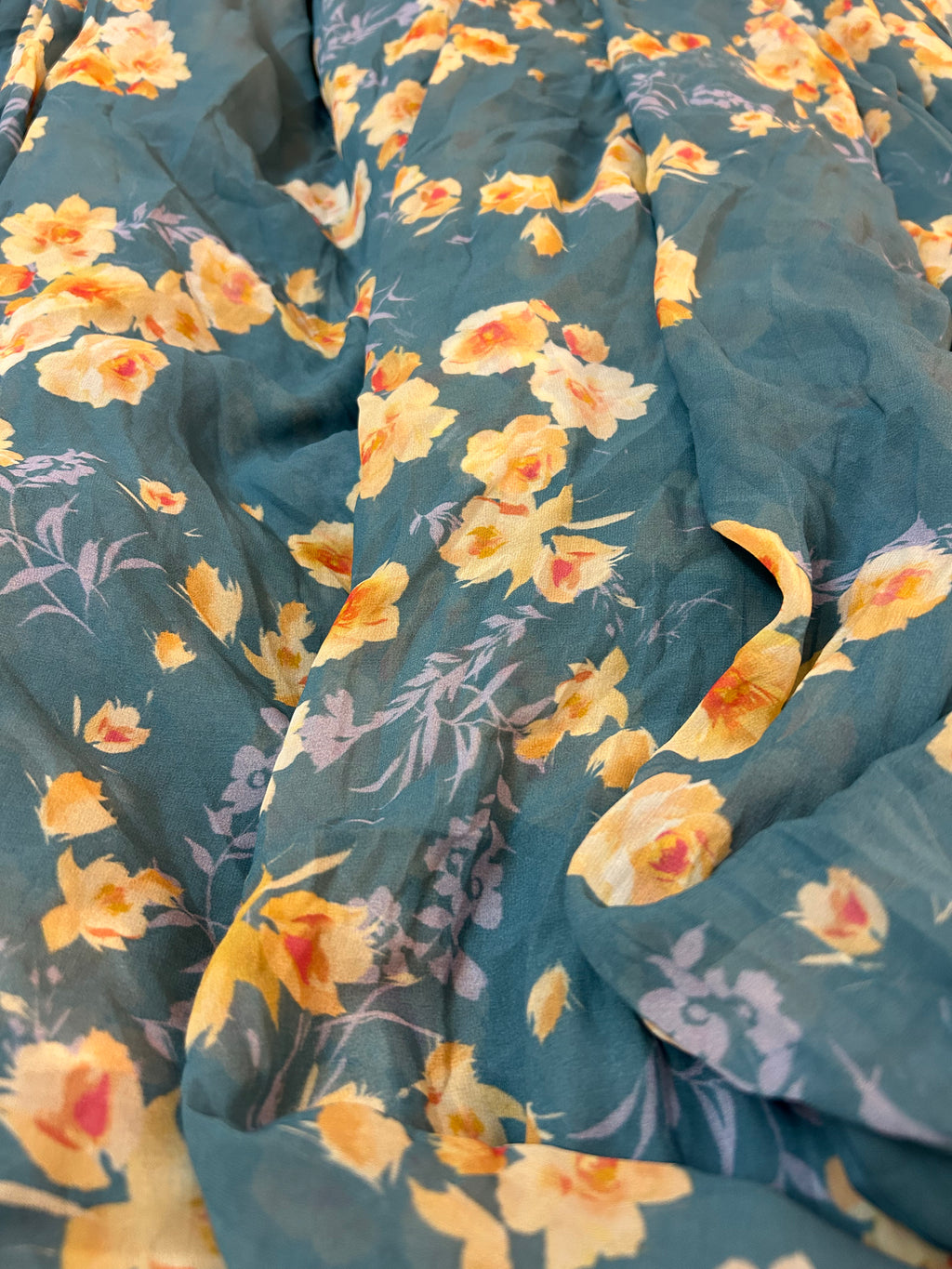 Pure Georgette Print Fabric